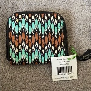 Vera Bradley Petite zip wallet